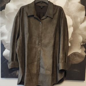Banana Republic Olive Button Down Shirt